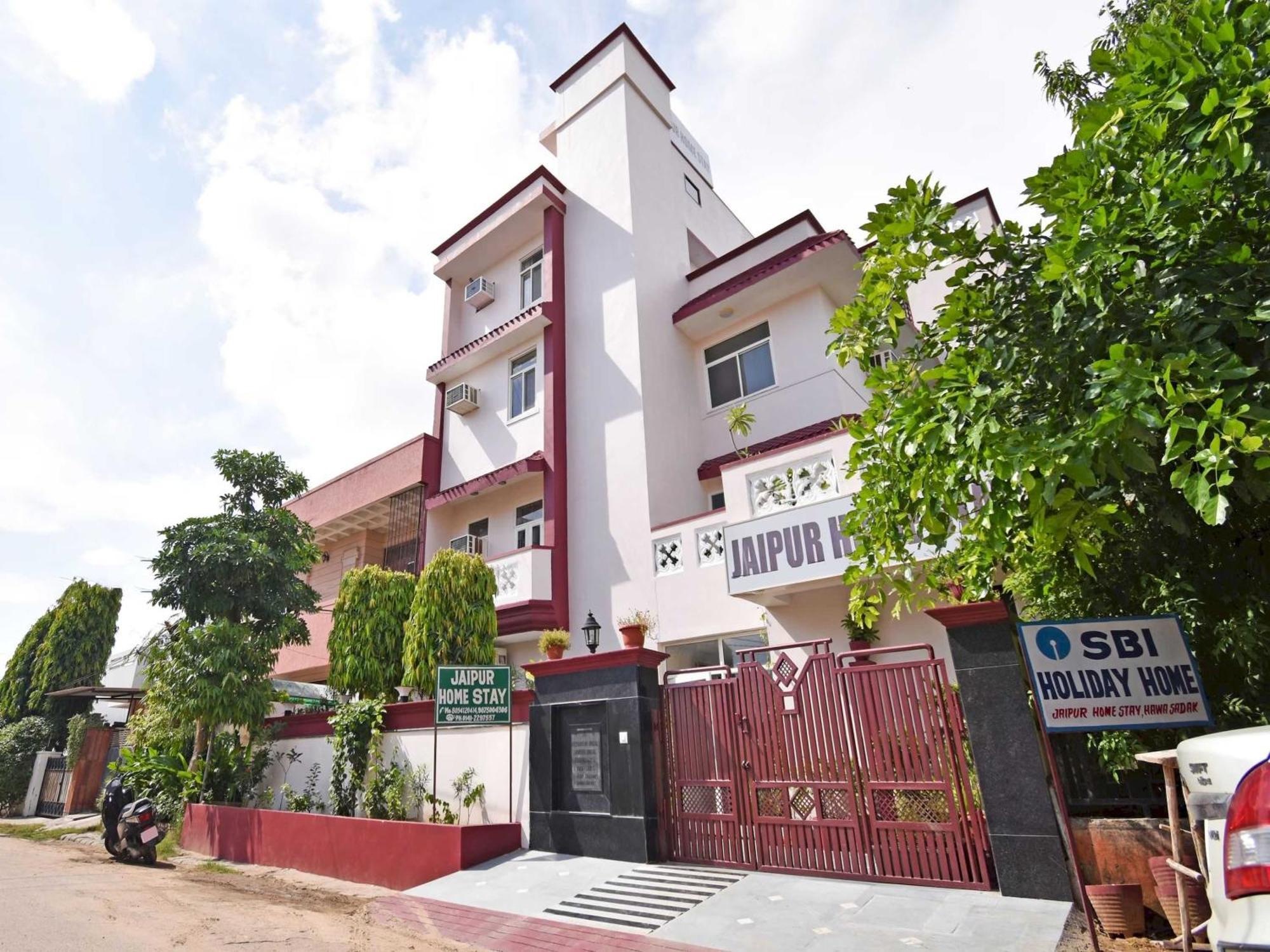 Hotel O 75407 Hotel Jaipur Home Stay Hawa Sadak Exterior photo